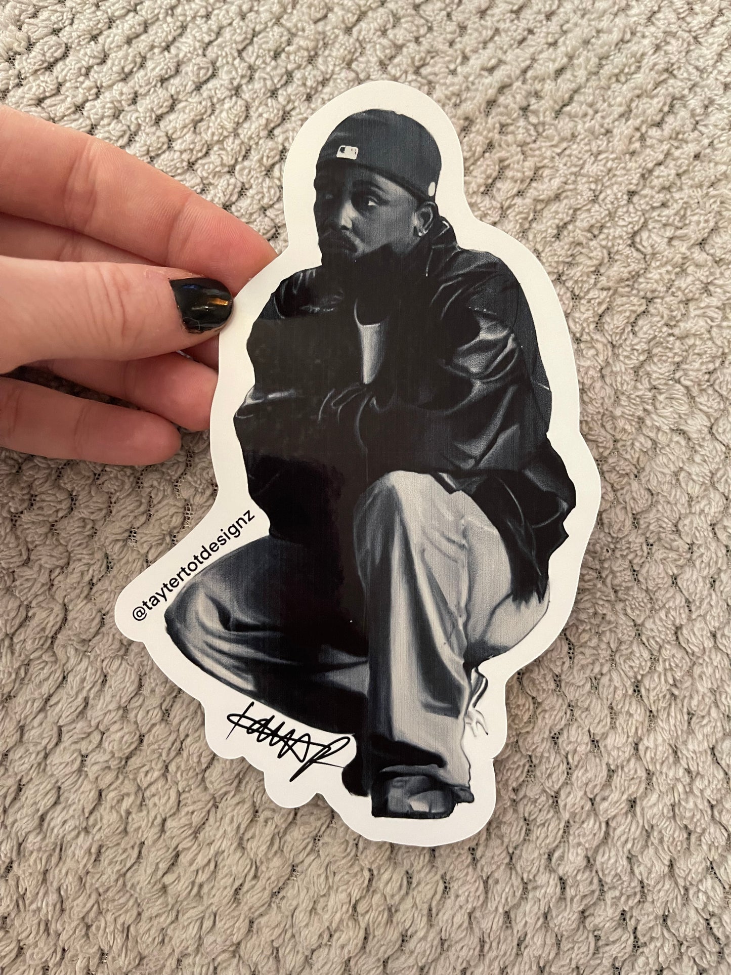 Portrait Sticker- Kendrick Lamar